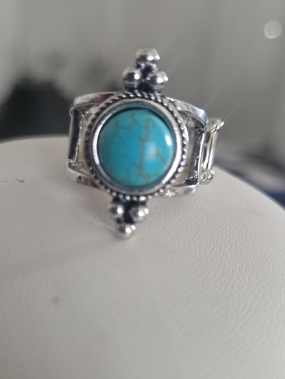Paparazzi Middle Ground Blue Ring NWT